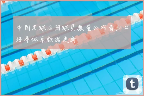 中国足球注册球员数量公布青少年培养体系数据更新