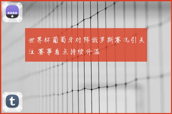 世界杯葡萄牙对阵俄罗斯赛况引关注 赛事看点持续升温